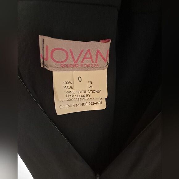Jovani 51785 Bodice Jumpsuit Black Size 0 - Picture 8 of 10